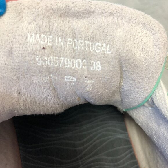 Softinos Isla Washed Comfort Lace Up Green Leather Sneakers - Picture 11 of 14